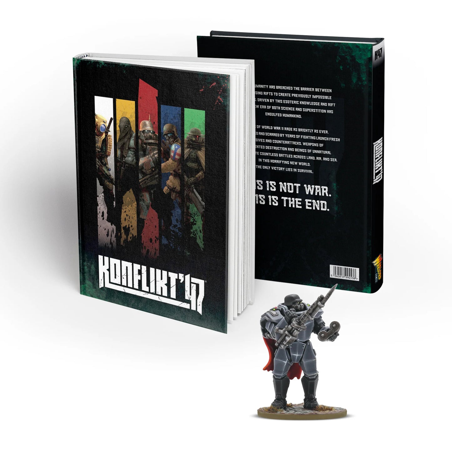 Pre-order: New Konflikt '47 Rulebook with Axis Special Miniature - Warlord Games