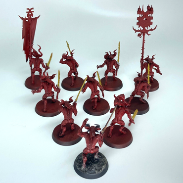 Bloodletters - Daemons Of Khorne - Warhammer Age Of Sigmar Games Workshop C4646