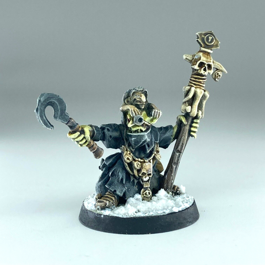 Night Goblin Shaman - Orcs & Goblins - Painted - Warhammer Fantasy Metal X2427