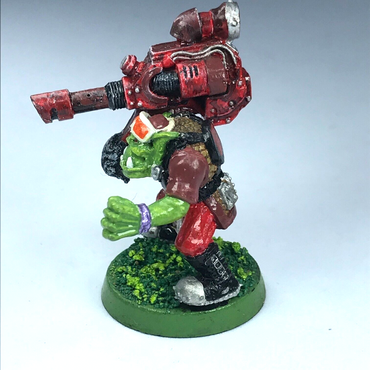 Metal Classic Space Ork with Heavy Weapon - Painted - Warhammer 40K X3936