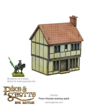 Town Houses Scenery Pack - Pike & Shotte Epic Miniatures Warlord Games