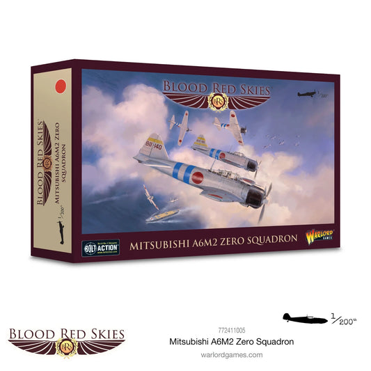 Blood Red Skies: Mitsubishi A6M2 Zero Squadron - Bolt Action Warlord Games