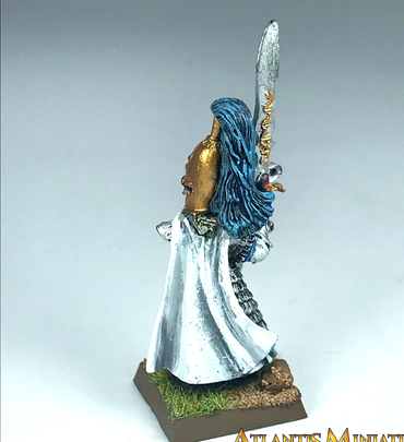 High Elves Swordmaster Champion Elf - Warhammer Fantasy Painted Metal X316