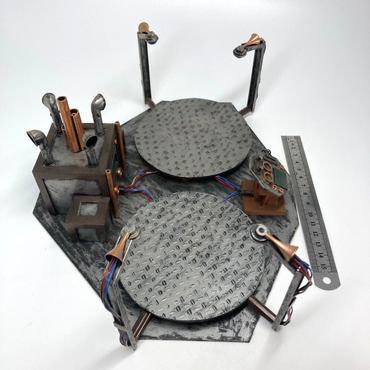 Custom Science Laboratory Building Terrain - Built & Painted