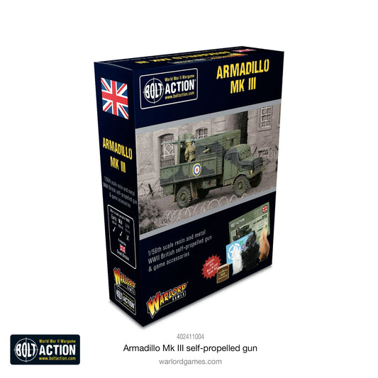 British Armadillo MK III - Brand New - Warlord Games Bolt Action Miniatures