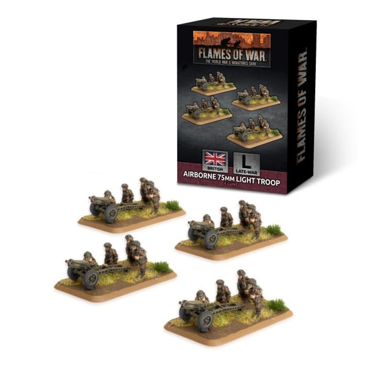 British Airborne 75mm Light Troop - Late-War - Brand New - Flames of War