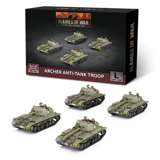 British Archer Anti-Tank Troop - Late-War - Brand New - Flames of War