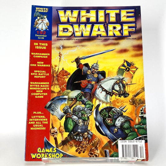 White Dwarf 192 Magazine Games Workshop Warhammer Fantasy 40,000 40K M1307