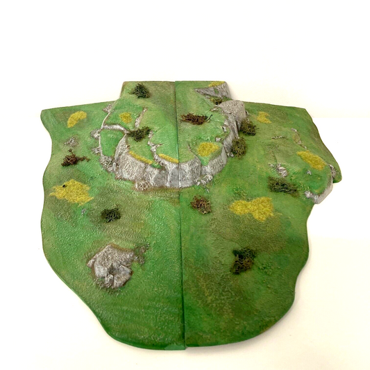 Citadel Modular Gaming Hill Lord of the Rings / Warhammer 40K / Fantasy Painted