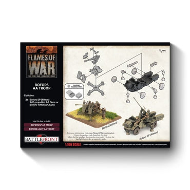 Bofors AA Troop - Late-War - Brand New - Flames of War