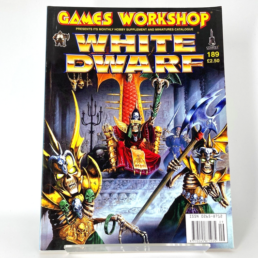 White Dwarf 189 Magazine Games Workshop Warhammer Fantasy 40,000 40K M1303