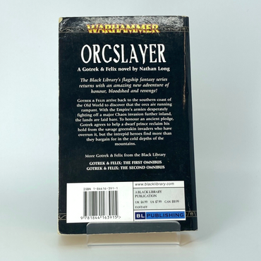 Orcslayer - Nathan Long - Paperback 2006 Black Library Warhammer Fantasy M695