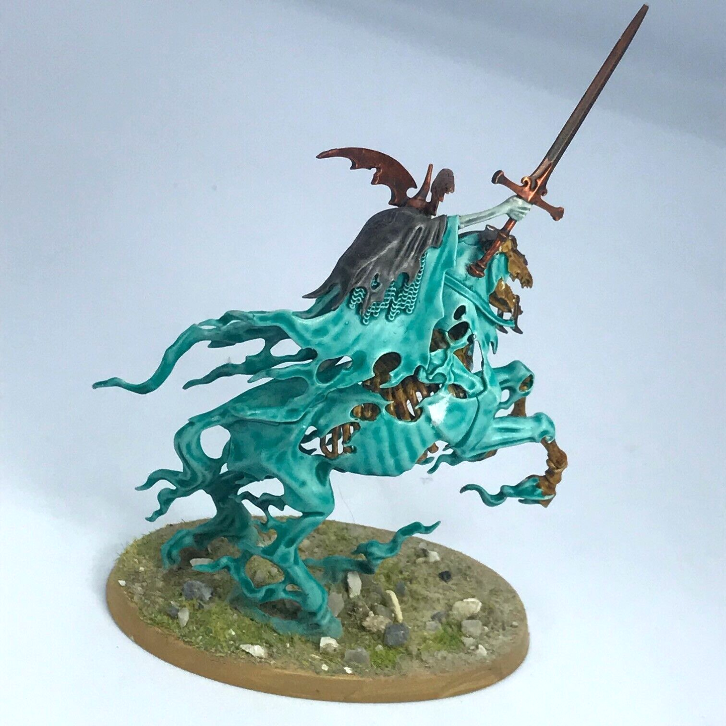 Nighthaunt Knight of Shrouds on Steed Painted - Warhammer Age of Sigmar