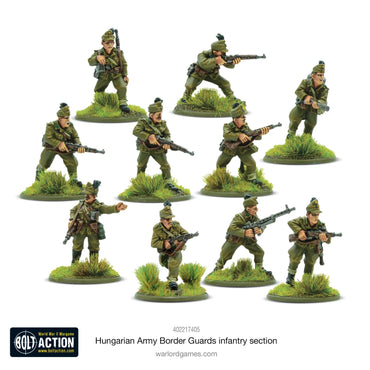 Hungarian Army Border Guards Infantry Section - Warlord Games Bolt Action