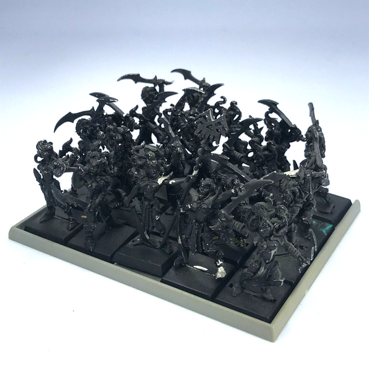 Dark Elves Witch Elves Regimemnt & Movement Tray - Warhammer Fantasy Undercoated
