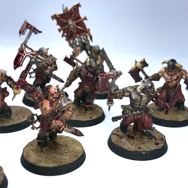 Bloodreaver Blades of Khorne Chaos - Painted - Warhammer Age of Sigmar C2702