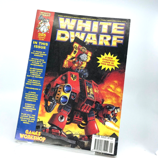 White Dwarf 205 Magazine Games Workshop Warhammer Fantasy 40,000 40K M371