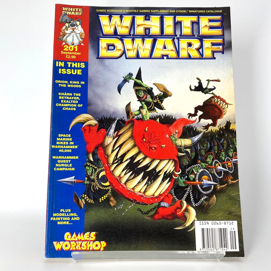 White Dwarf 201 Magazine Games Workshop Warhammer Fantasy 40,000 40K M1317
