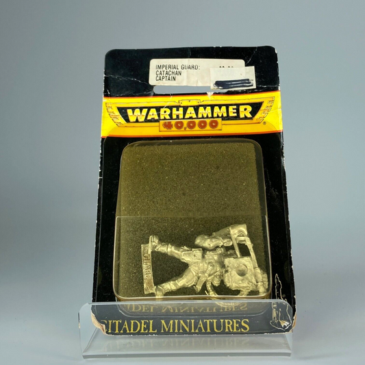 Catachan Captain - Imperial Guard - Blister - Citadel Warhammer 40K Metal C4397