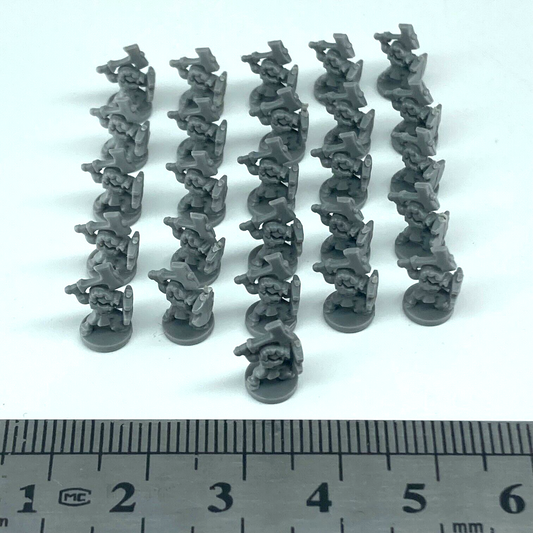 Beastmen Squad - Chaos Space Marines - OOP - Epic Warhammer 40K GW X3692