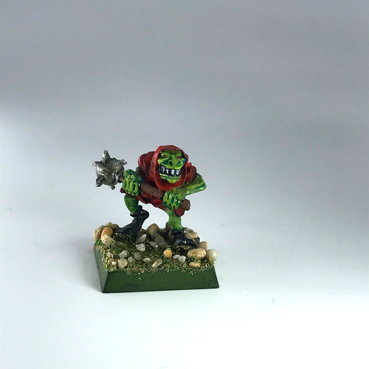 Goblin Warrior with Mace Orcs & Goblins - Citadel Warhammer Classic Metal X10824