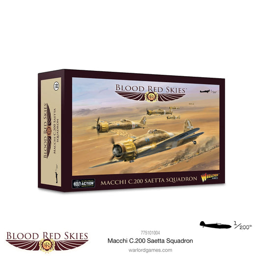 Blood Red Skies: Macchi C.200 Saetta Squadron - Bolt Action Warlord Games