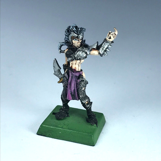 Classic Metal Dark Elves Elf Witch Elf Warrior - Warhammer Fantasy X12130