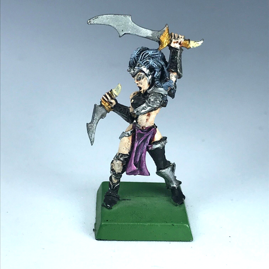 Classic Metal Dark Elves Elf Witch Elf Warrior - Warhammer Fantasy X12249