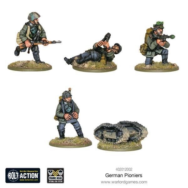 German Pioneers - Brand New - Warlord Games Bolt Action Miniatures
