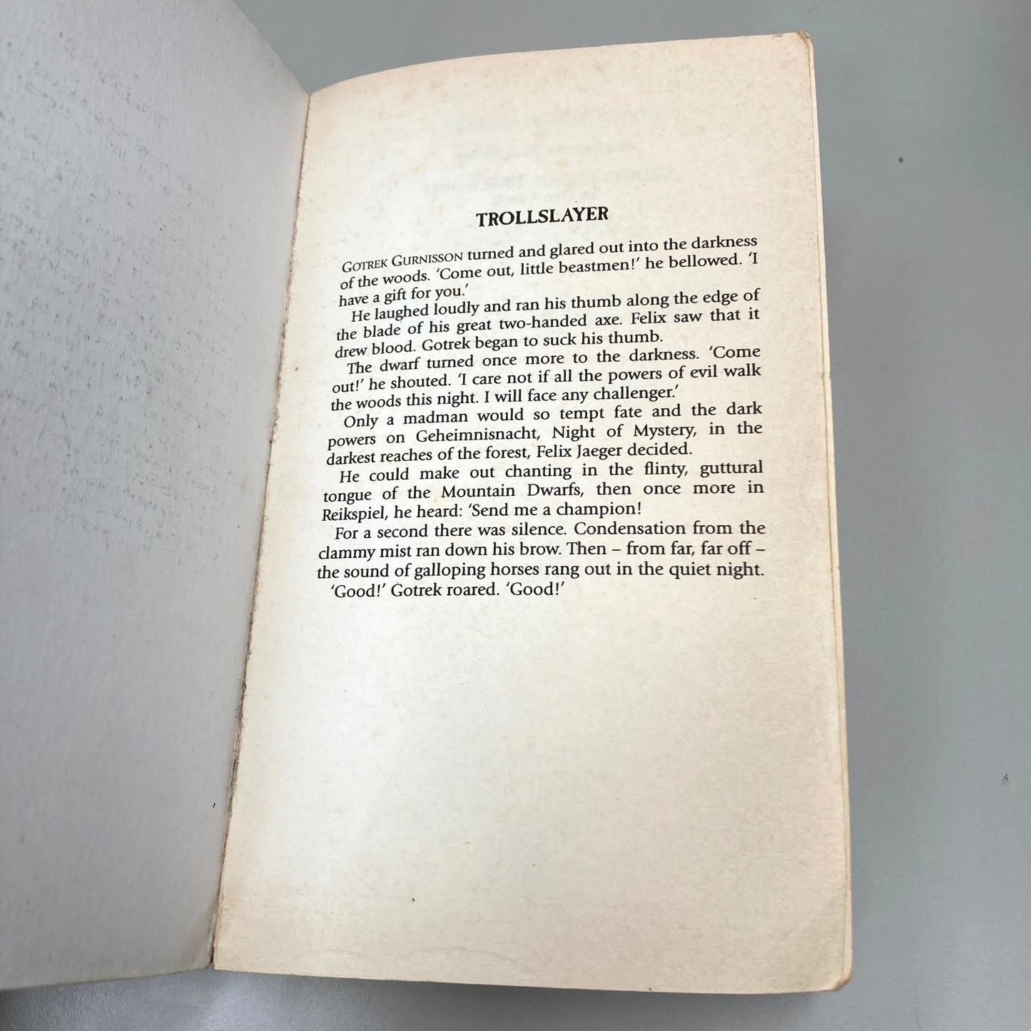 Trollslayer - William King - Paperback 2000 Black Library Warhammer Fantasy M980