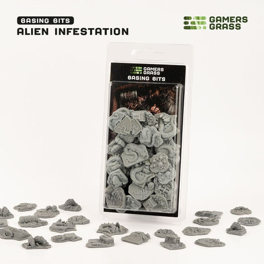 Alien Infestation - 1/56 / 28mm Scale Basing Bits - Brand New - Gamers Grass