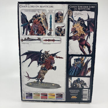 Chaos Lord on Manticore Slaves to Darkness - Unassembled Warhammer Age Of Sigmar