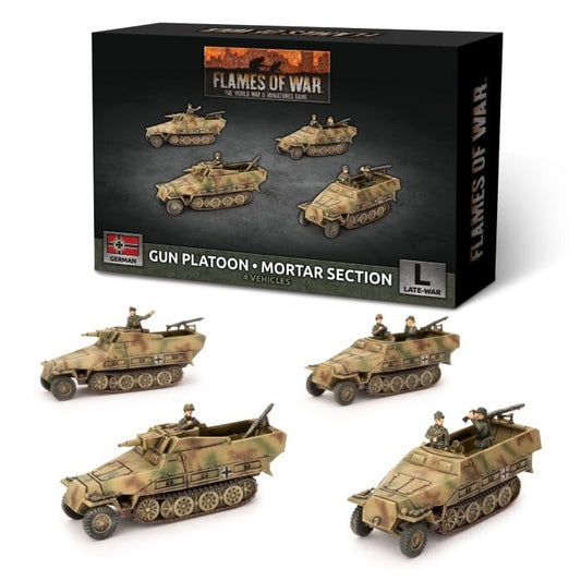 German Gun Platoon - Mortar Section - Late-War - Brand New - Flames of War
