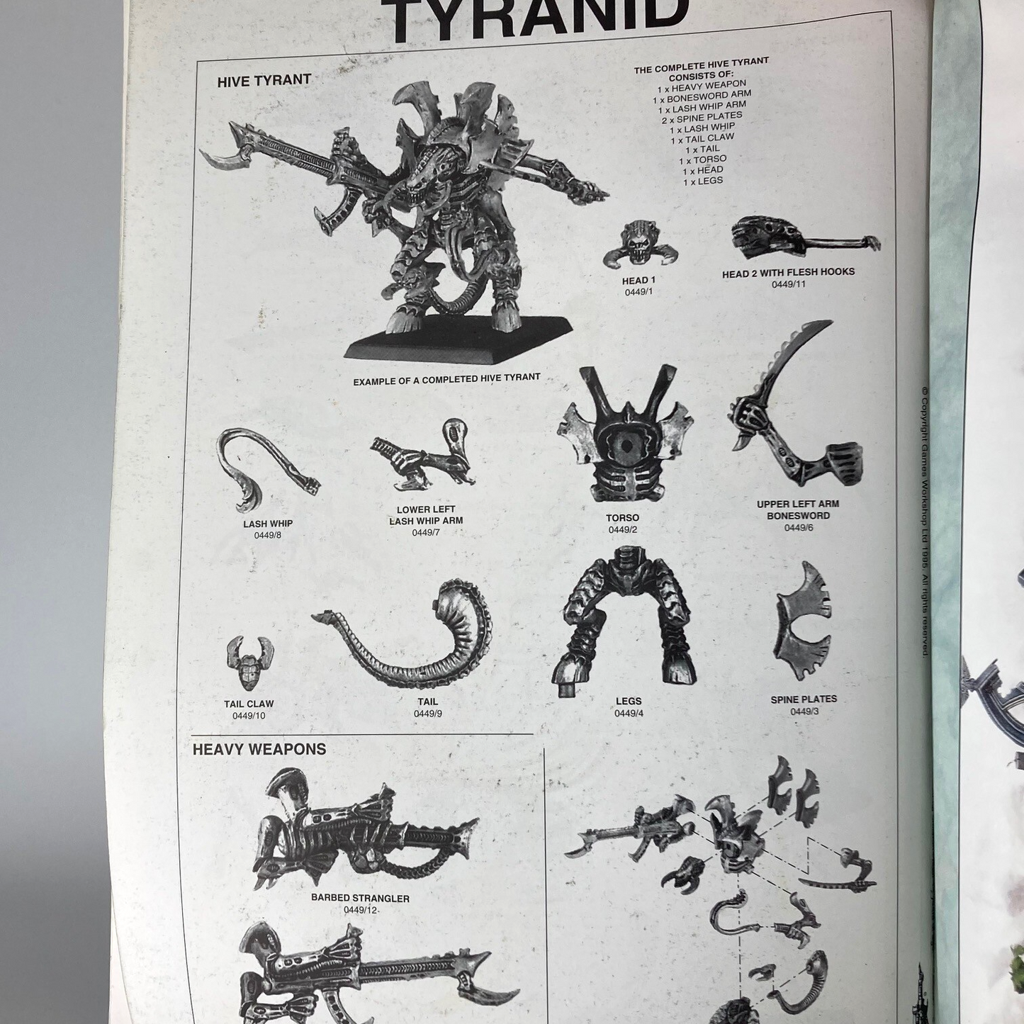 Tyranids Codex Supplement - 2nd Edition Warhammer 40k Games Workshop M1736