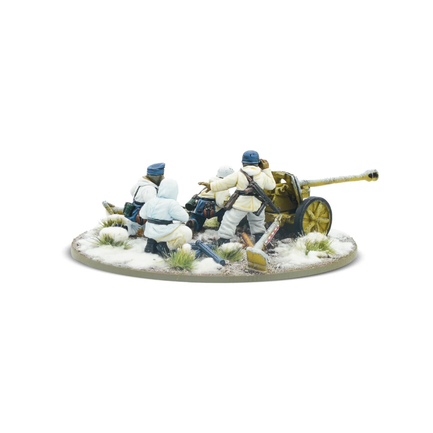 Fallschirmjager (Winter) 75mm PAK 40 Anti-Tank Gun - Warlord Games Bolt Action