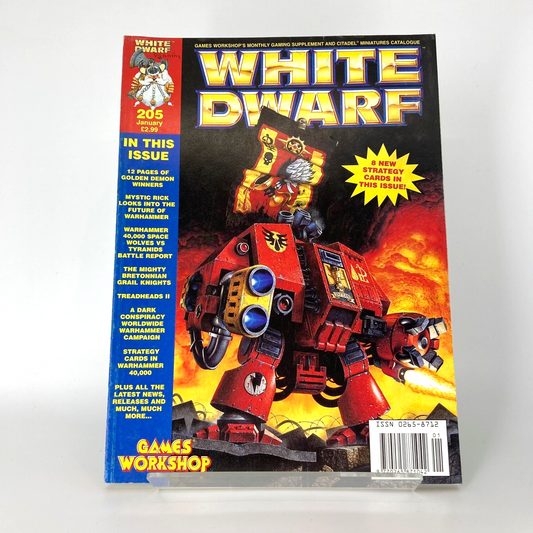 White Dwarf 205 Magazine Games Workshop Warhammer Fantasy 40,000 40K M1326