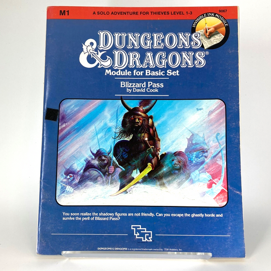 Blizzard Pass Basic Set Module The Forgotten Realms - Dungeons and Dragons M1230