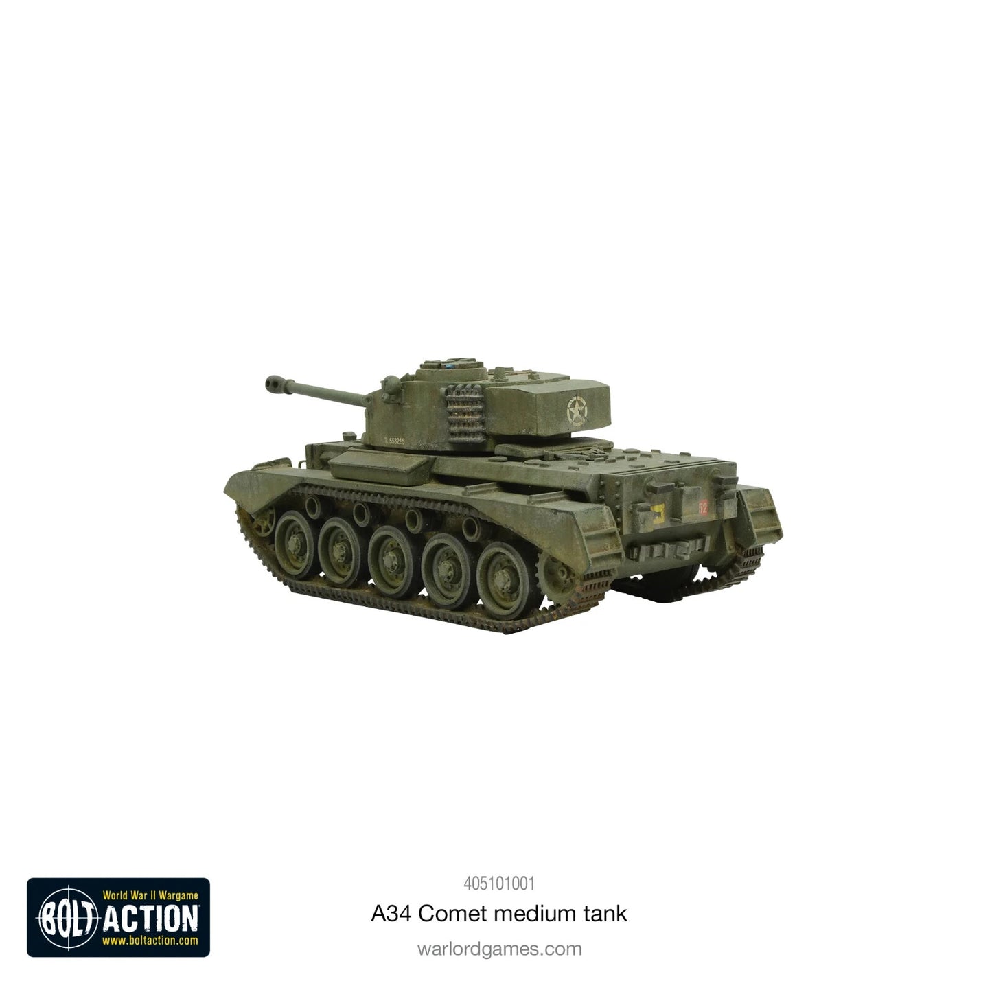 A34 Comet Medium Tank - Brand New - Warlord Games Bolt Action Miniatures