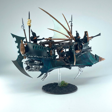 Drukhari Ravager Ship Dark Eldar - Painted - Warhammer 40K Games Workshop (2)