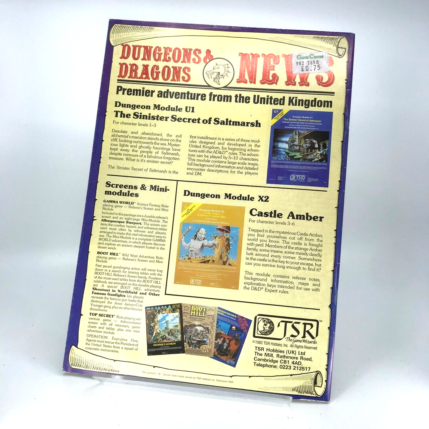 White Dwarf 32 Magazine Games Workshop Warhammer Fantasy 40,000 40K M361