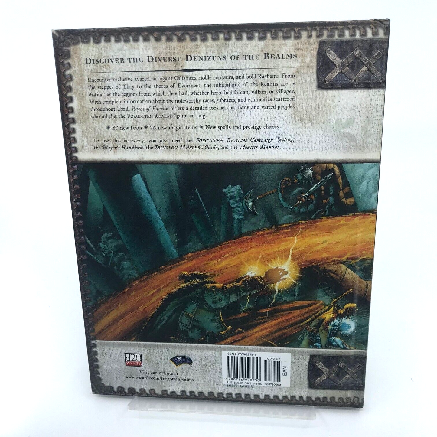 Forgotton Realms - Races Of Faerun Book Hardback - Dungeons and Dragons M848