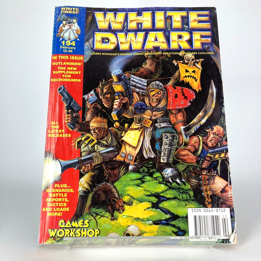 White Dwarf 194 Magazine Games Workshop Warhammer Fantasy 40,000 40K M1550