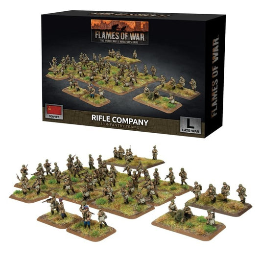 Soviet Rifle Company - Late-War - Brand New - Flames of War