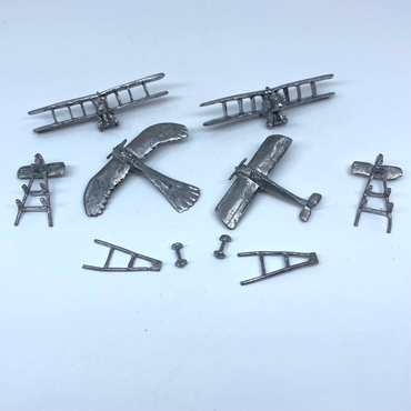 Aircraft Through The Ages - Historical Metal Miniatures - Unbranded X3869