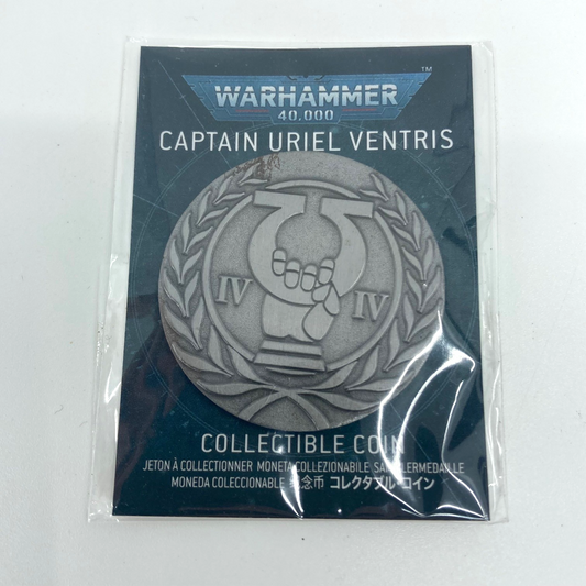 Captain Uriel Ventris - Collectible Coin - Warhammer 40K Games Workshop X4053