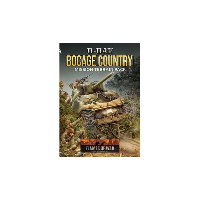 D-Day: Bocage Mission Terrain Pack - Brand New - 15mm Scenery - Flames Of War