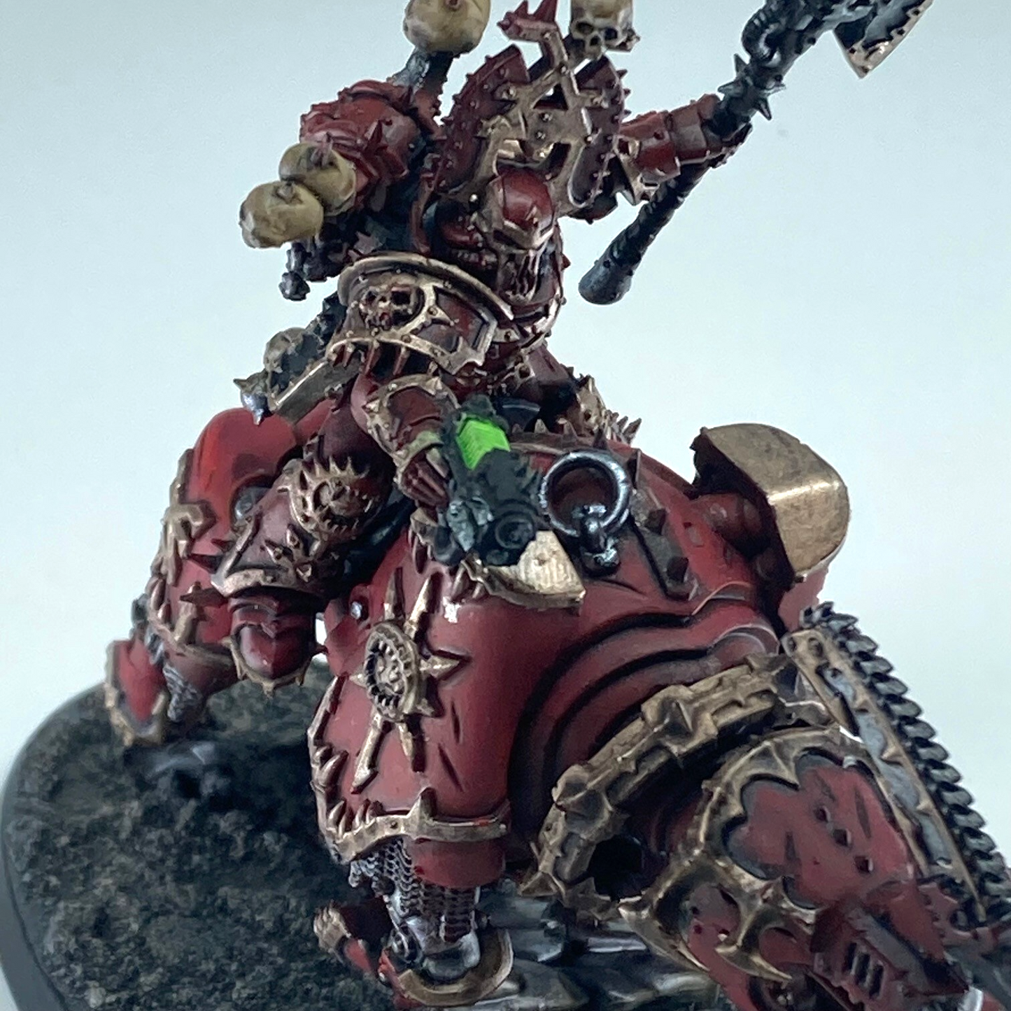 Khorne Lord On Juggernaut - Chaos Space Marines - Painted Warhammer 40k GW C6547