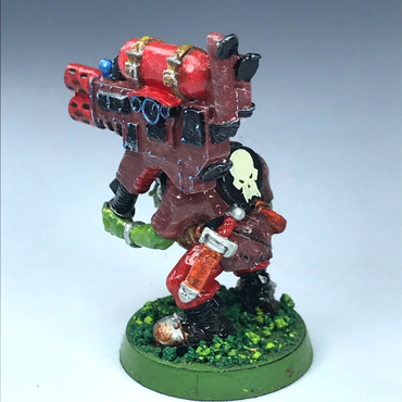 Metal Classic Space Ork With Heavy Weapon - Painted - Warhammer 40K X8572