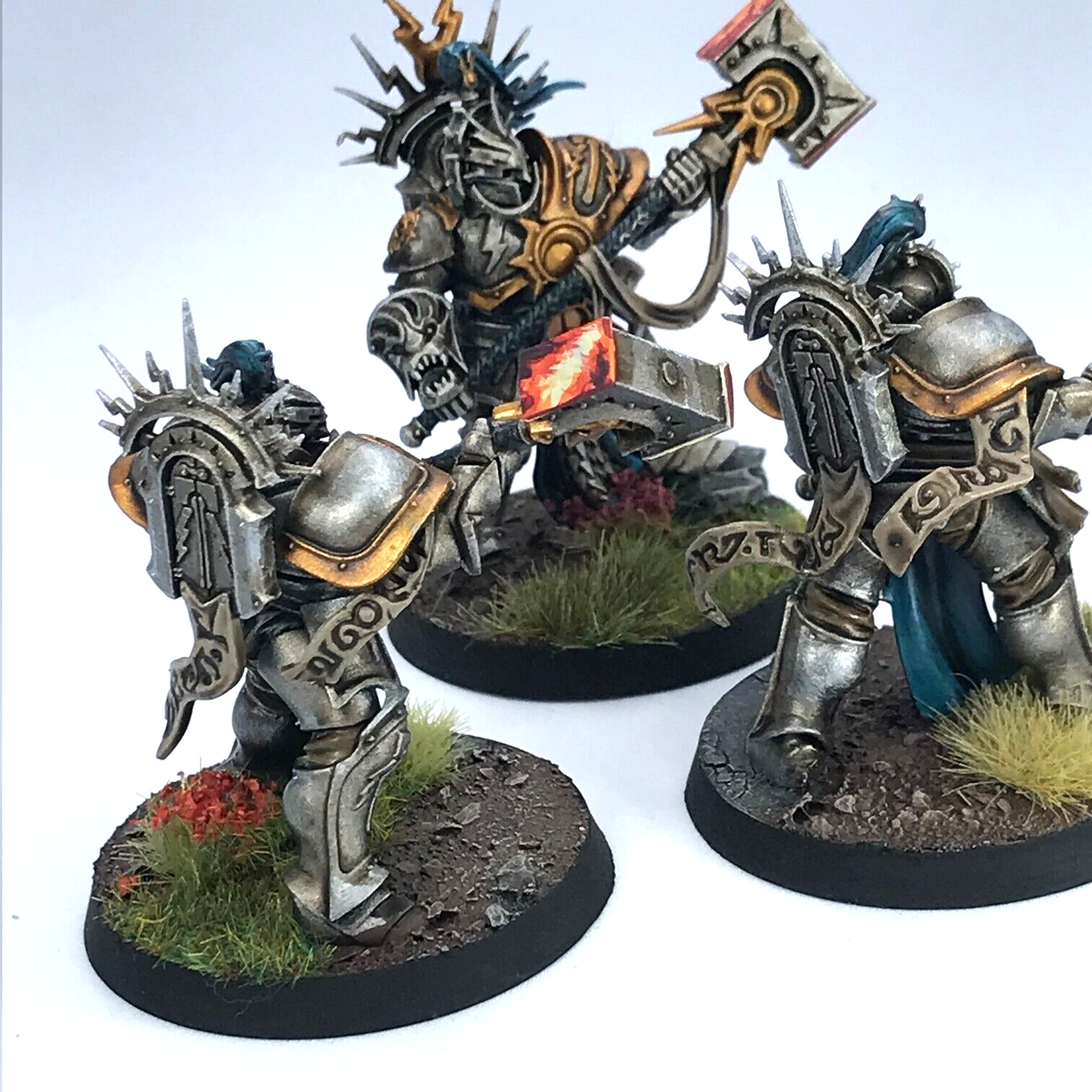 Stormcast Eternals Retributors Squad - Warhammer Age of Sigmar Painted GW C4152