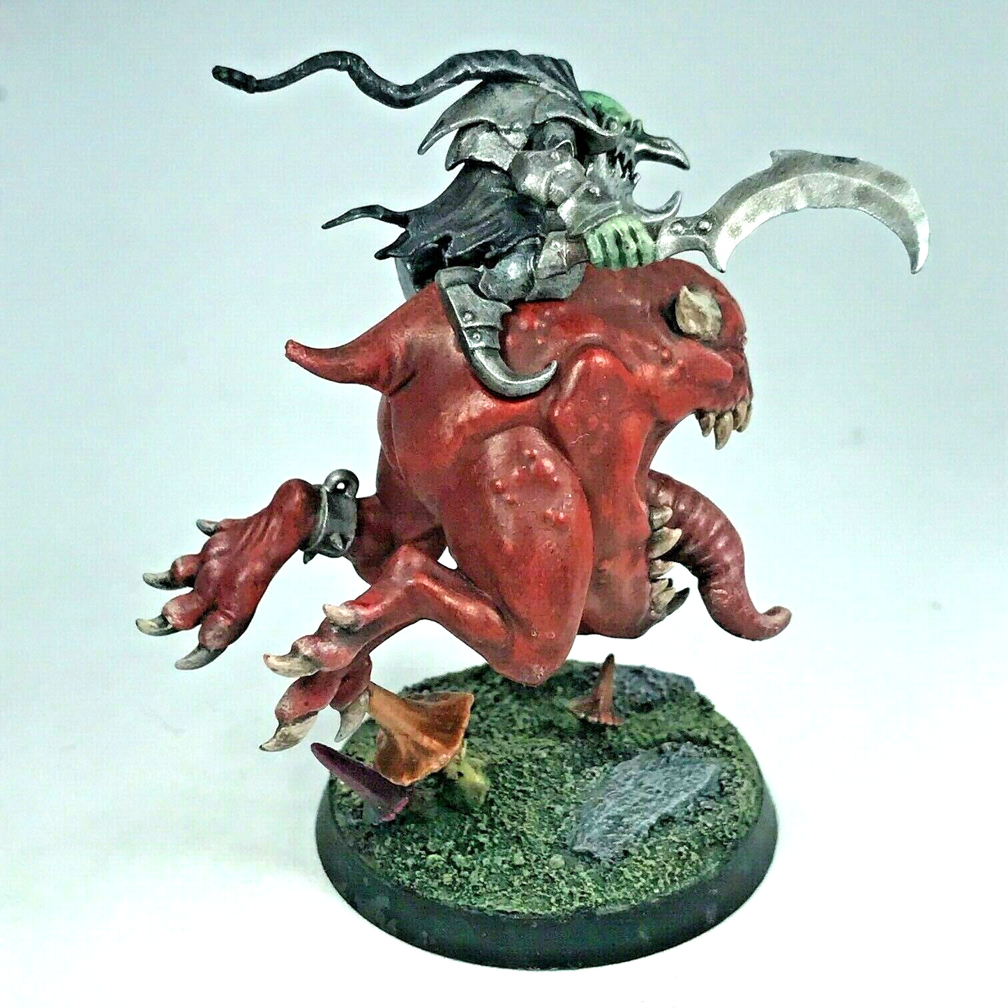 Loonboss on Giant Cave Squig - Painted - Warhammer Fantasy C1798